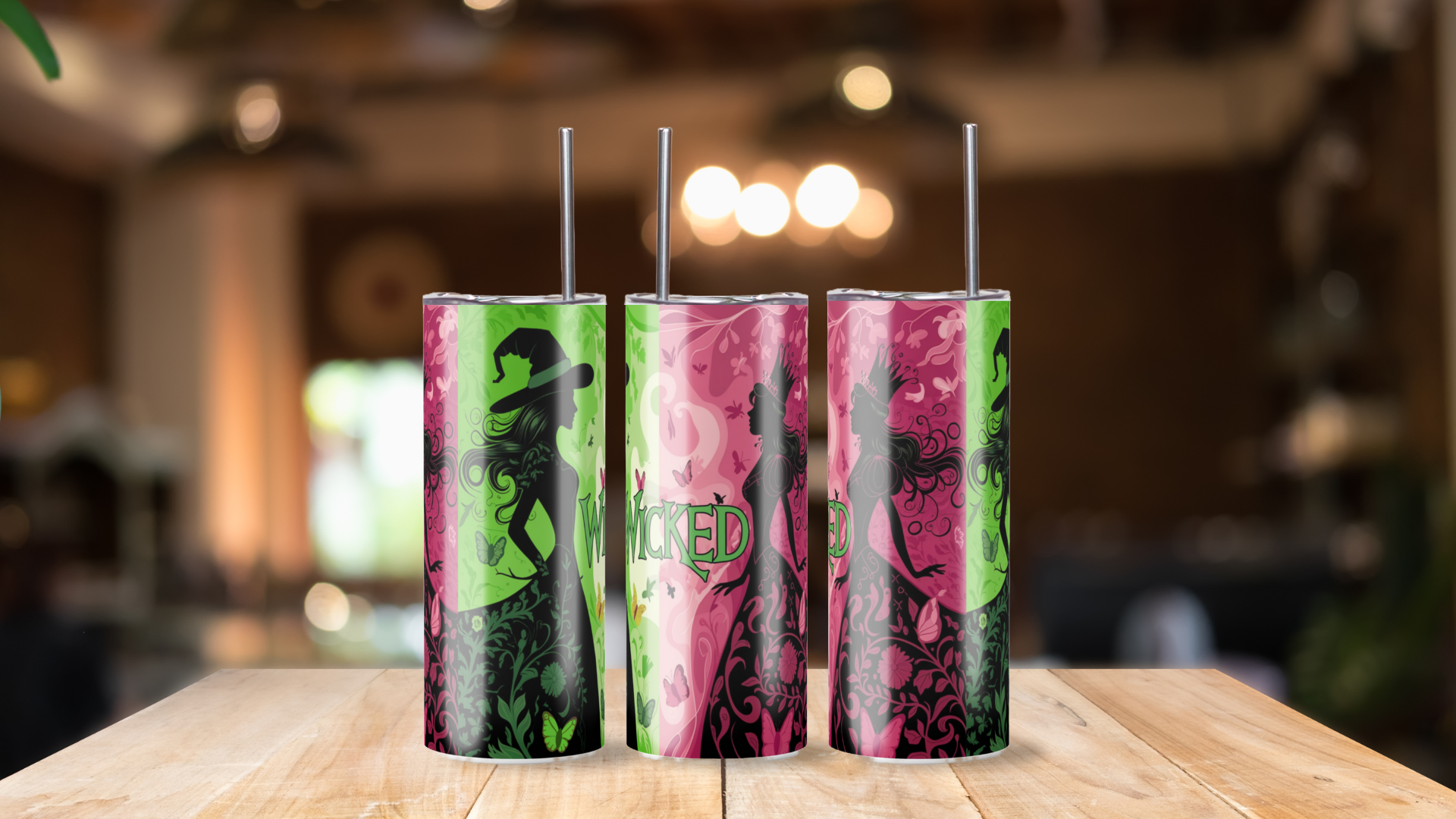 20 oz Skinny Tumbler Wicked