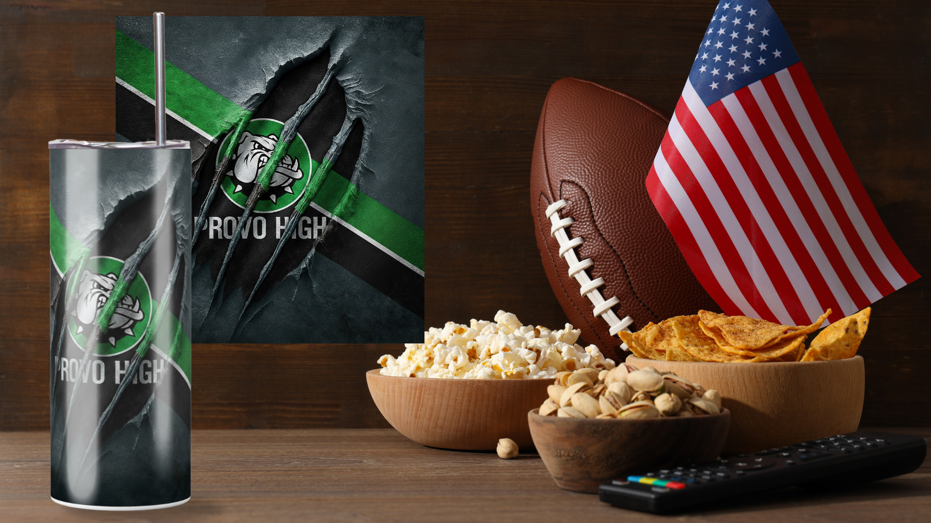 20 oz Skinny Tumbler School Spirit