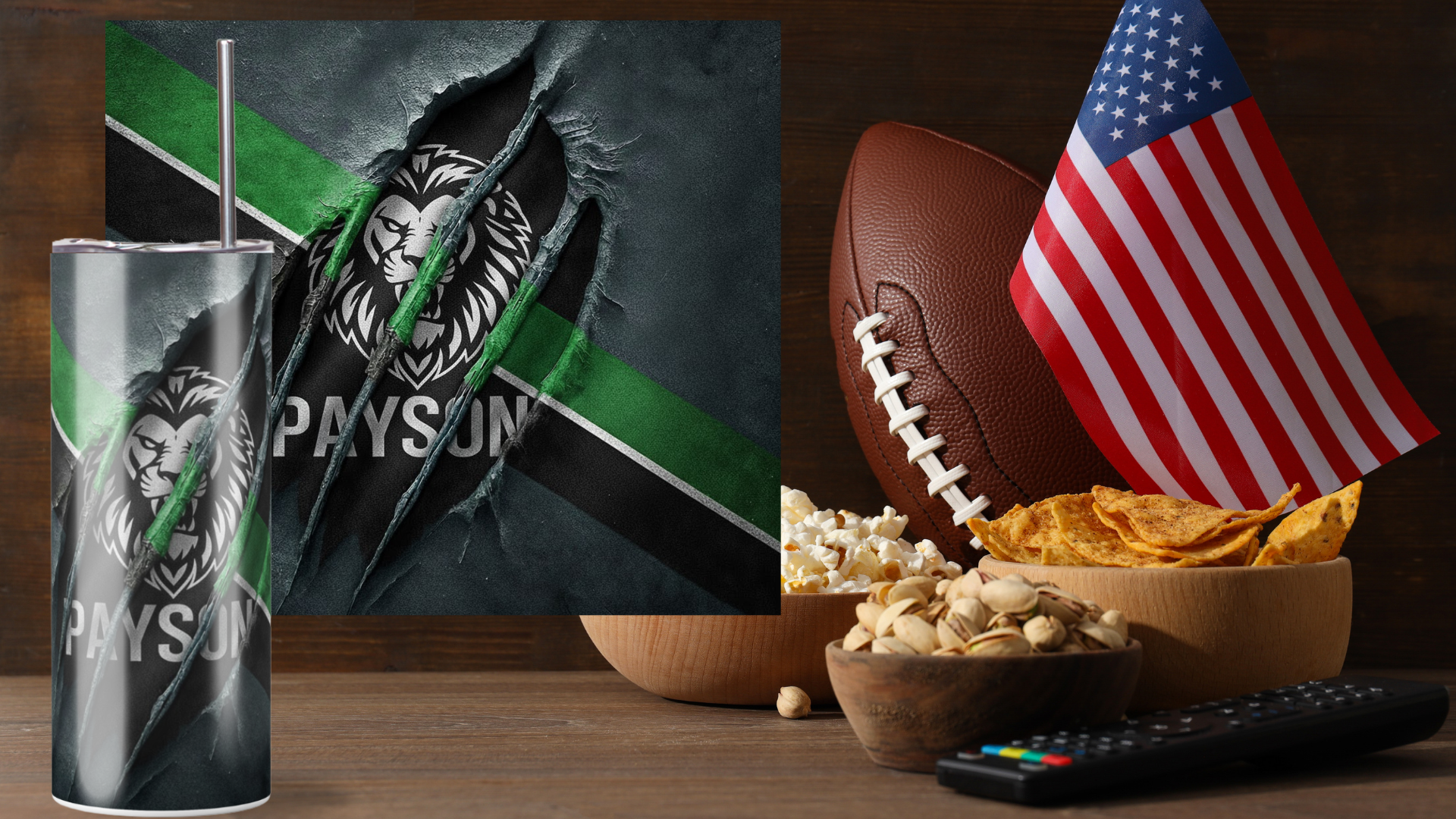 20 oz Skinny Tumbler School Spirit