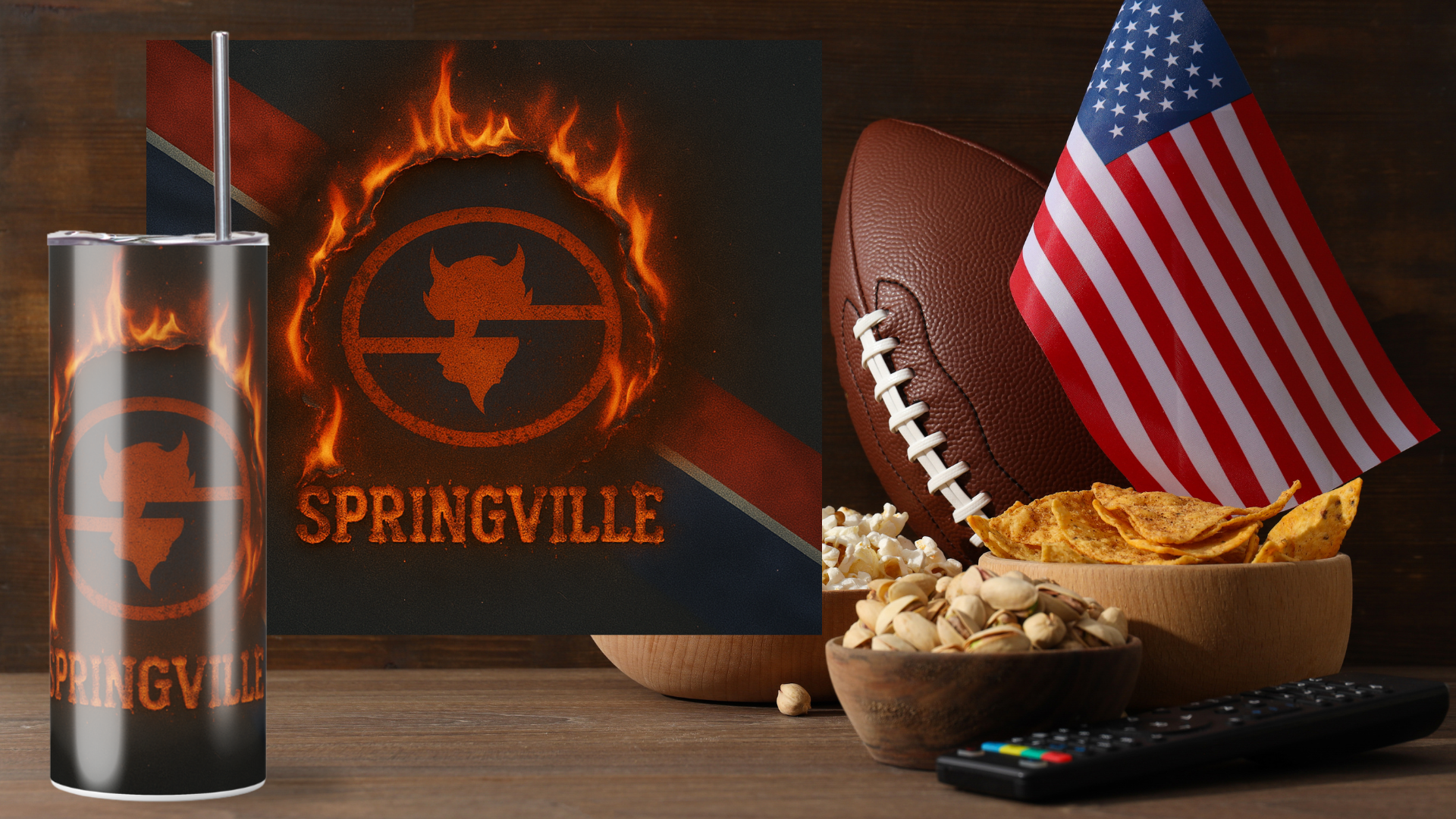 20 oz Skinny Tumbler School Spirit